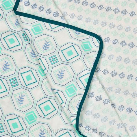 Artistic Maze Greenery Single Bed Dohar Blanket – JaipurFabric®