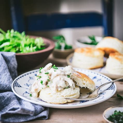 Country Chicken and Biscuits - The Seasoned Mom