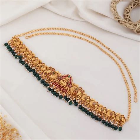Vihaa Jewellery vihaa jewellery Kamarbandh For Women Gold Plated temple ...