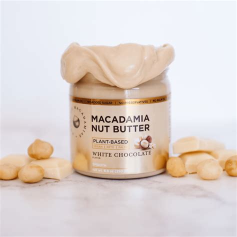 White Chocolate Macadamia Nut Butter| House of Macadamias