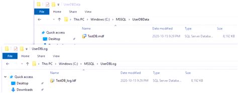 Moving Database Log File SQL 的图像结果