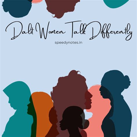 Dalit Women Talk Differently - Gopal Guru - Speedy Notes