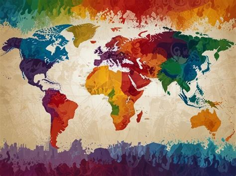 World Map Colored 的图像结果