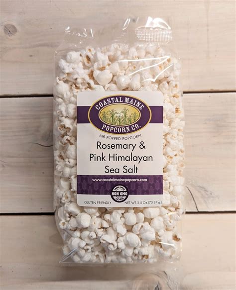 Rosemary & Pink Himalayan Sea Salt Popcorn – Coastal Maine Popcorn