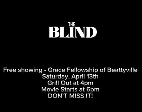 The Blind movie with cookout, 1925 Hwy 11 S, Beattyville, KY, 13 April ...