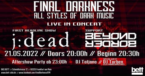 Final Darkness LIVE IN CONCERT // j:dead // Beyond Border ...