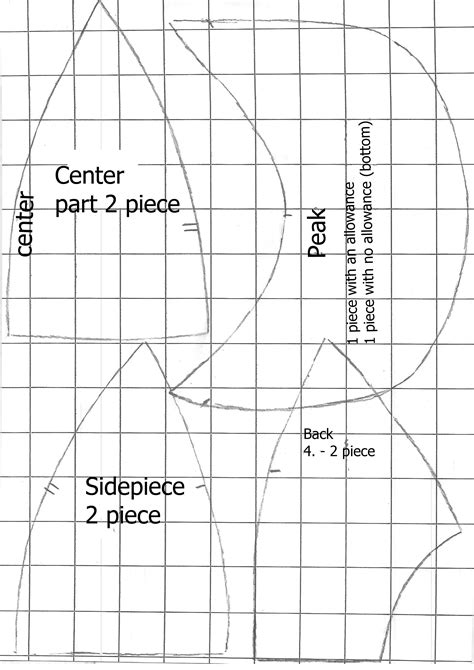 Image result for Baseball Cap Sewing Patterns