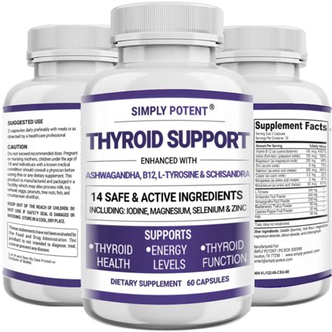 Thyroid Support Supplement - Adrenal Health Supplement | Simply Potent