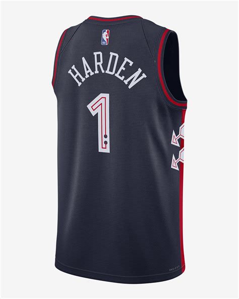 James Harden Philadelphia 76ers City Edition 2023/24 Men's Nike Dri-FIT ...