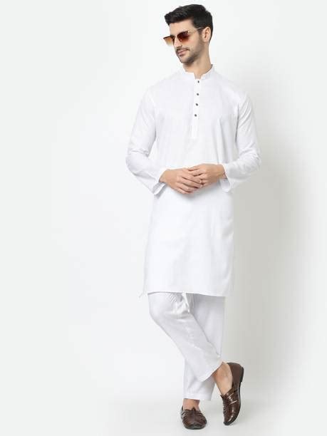 White Kurta Pajama - Upto 50% to 80% OFF on White Kurta Pajama Design ...