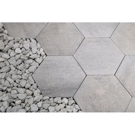 Oldcastle 12-in L x 10-in W x 2-in H Hexagon Rio Blend Concrete Patio ...