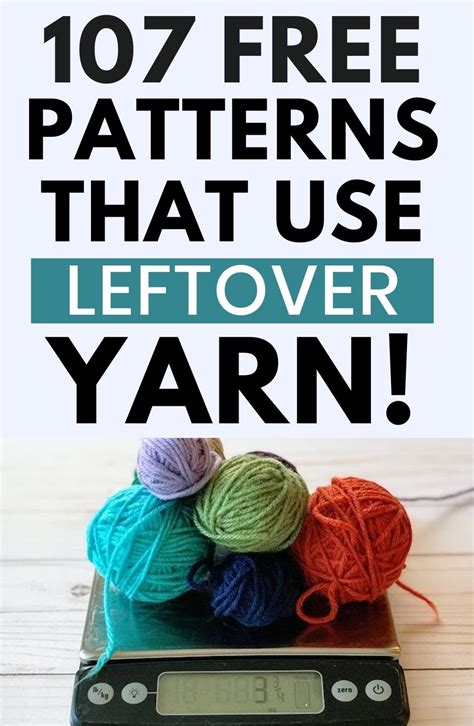crochet patterns that use little yarn