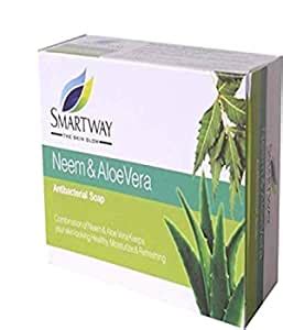 Buy Smartway Neem & Aloe Vera Anti Bacterial Soap (75 g, Pack of 6 ...