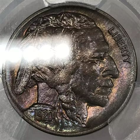 1920 Buffalo Nickel PCGS AU-58 - Old Pueblo Coin