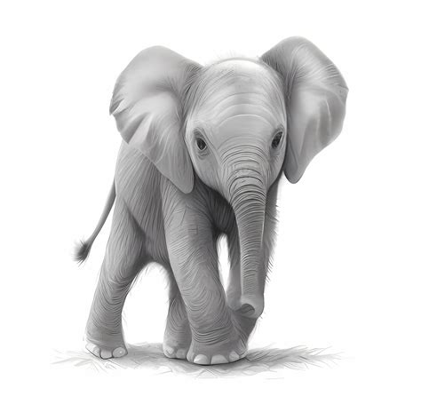 Baby Elephant Drawing