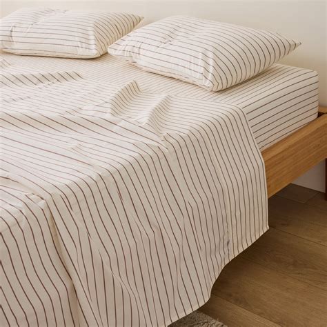 Jude Organic Cotton - Sunday Stripe Bed Sheets | Sheet Society