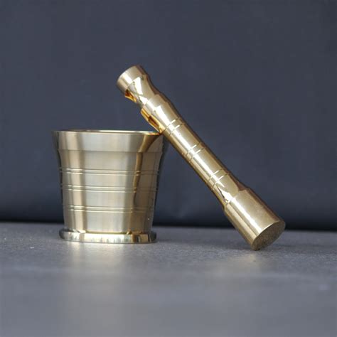 Brass Mamjista / Mortar – Indian Bartan