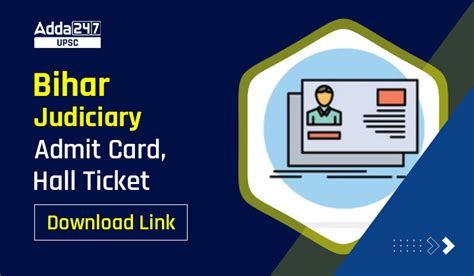 Bihar Judiciary Admit Card 2023 Out, Hall Ticket Download Link