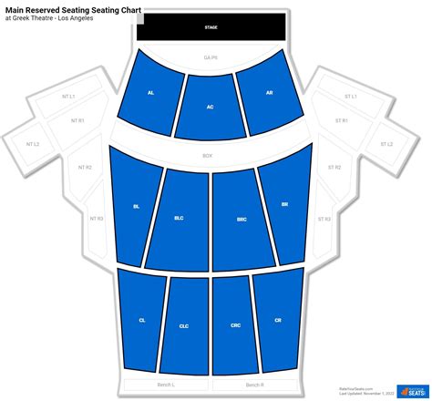 Greek Theater Seating Chart Detailed | Cabinets Matttroy