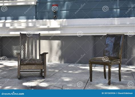 Very Useful Domestic Seating Public Art San Francisco 9 Stock Photo ...