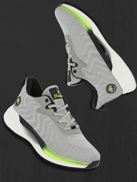 Hirolas® Men's Cloudwalk Knitted Running Sport Shoes. - Grey HRLMP06GR