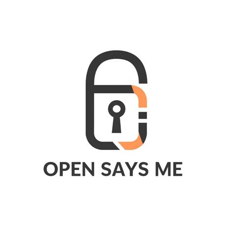 LOGO Design For Open Says Me Modern Padlock Symbol for Automotive ...