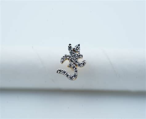 Cultural elegance diamond nose pins