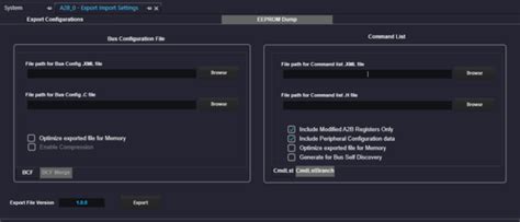 APPENDIX B: Stream and Export Configurations [Analog Devices Wiki]
