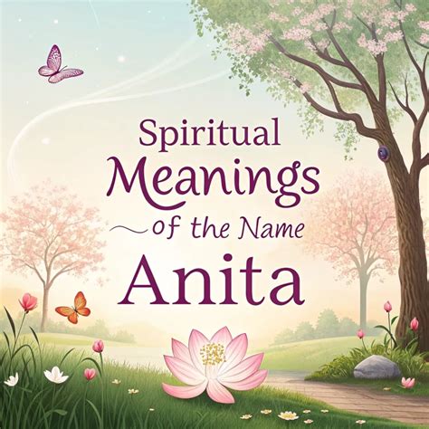 13 Spiritual Meanings of the Name Anita: A Name Analysis - Soulful Meanings