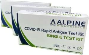 Alpine Biomedicals LOCVG-091221 Antigen Self Test Kit Price in India ...