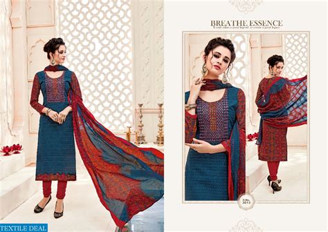 nazakat vol-4 Wholesale Cotton Work Dress material - textiledeal.in