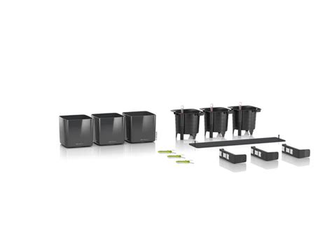 Lechuza Green Wall Home Kit (Charcoal) Self-Watering Planter – Green Carpet