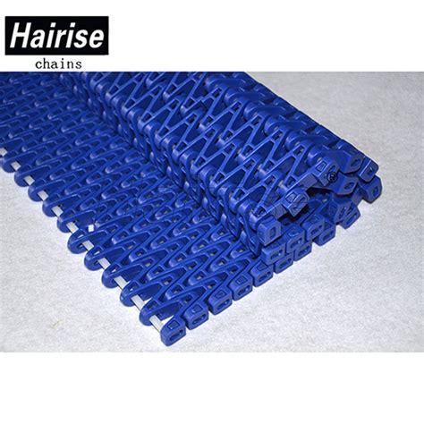 China Blue Colour Easy Clean Flush Grid Plastic Modular Conveyor Belt ...
