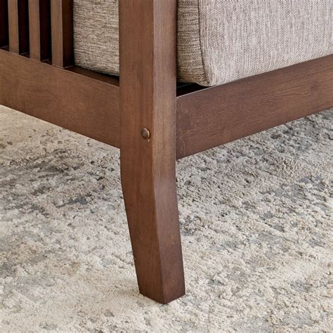 Buy Abby Fabric 3+2 Seater Sofa with Cushions - Brown from Home Centre ...