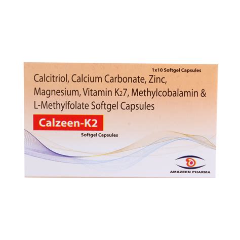 Calzeen-K2-7 Softgel Capsule 10'S Price, Uses, Side Effects ...