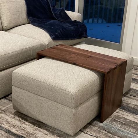 Ottoman Table Solid Walnut - Custom Made to Your Ottoman, Ottoman ...