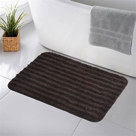Buy MAXOSHINE Microfiber Bathroom Mat Anti Skid-Highly Absorbent Super ...
