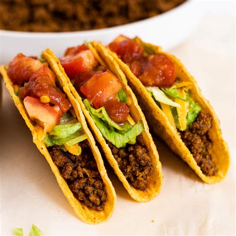 Mexican Ground Beef Taco Recipe | Deporecipe.co