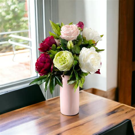 Realistic Artificial Garden Flower Arrangements & Bouquets – Seaholly ...