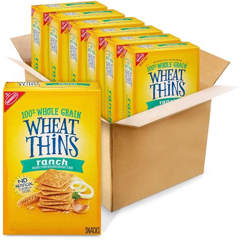 Amazon.com: Wheat Thins Ranch Crackers, 9 Ounce (Pack of 6)