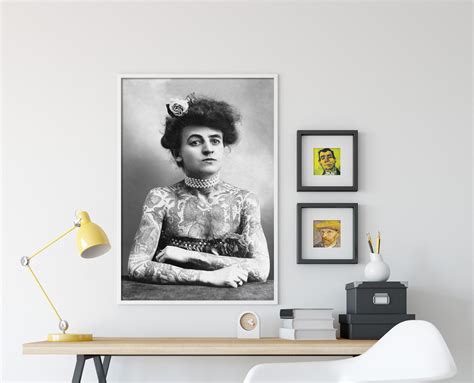 Mrs. Maud Stevens Wagner First Female Tattoo Artist 1907 | Etsy