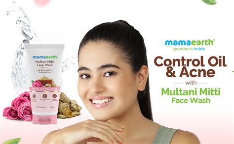 Mamaearth Multani Mitti Face Wash with Multani Mitti & Bulgarian Rose ...