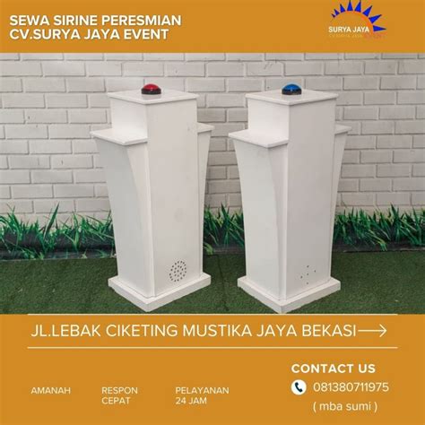 sewa tombol sirine peresmian Archives - Pusat Sewa Alat Dan ...