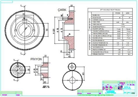 mevcut dişli resmini çizmek