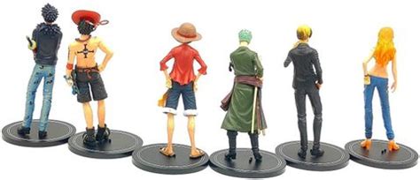 Trunkin Set of 6 Anime Figurine 17 Cms Nami Ace Sanji Roronoa Zoro Monkey D Luffy - Set of 6 ...