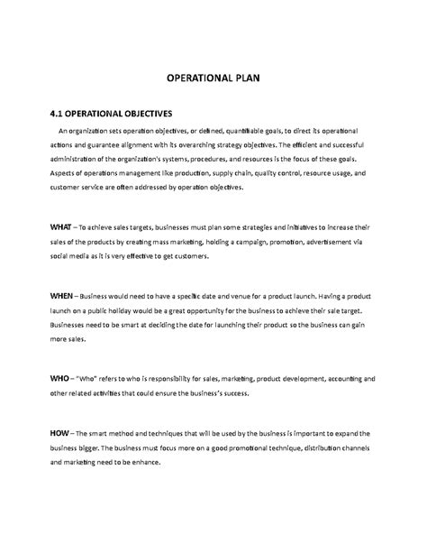 Operational Objective Examples 的图像结果