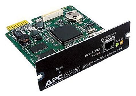APC AP9617 Network Management Smartslot Card (10/100) : Amazon.in ...