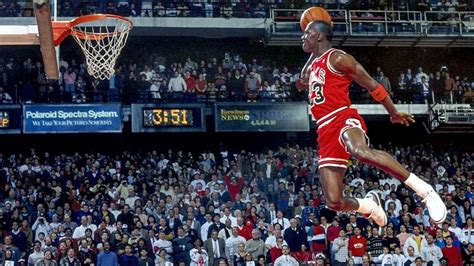 Michael Jordan Famous Chain Crowd Dunk Poster For Sale By Maxomillions ...