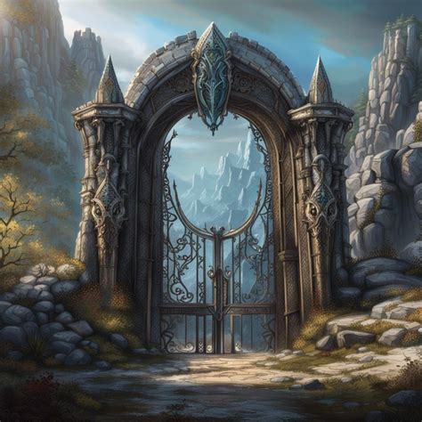 Gates of Oblivion Elder scrolls art - AI Generated Artwork - NightCafe ...