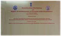 Photos of Sensitization Workshop on Rights and Entitlements of PWD ...